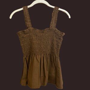 GAP Smocked Peplum Tank Top - MP